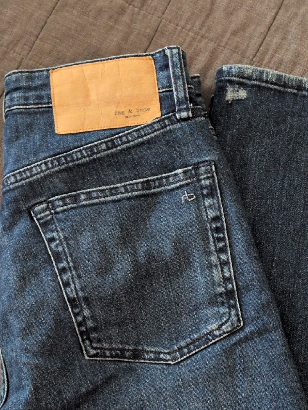 Rag & Bone Rosa Jeans In Emory Wash - Picture 4 of 4